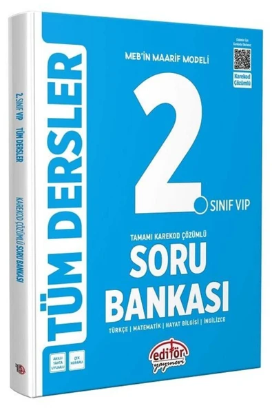 Editör 2. Sınıf VIP Tüm Dersler Soru Bankası Editör Yayınları ürün görseli 1