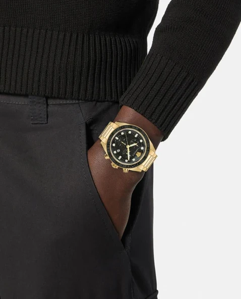 Versace VRSCVE6K00523 Erkek Kol Saati - Resim 4