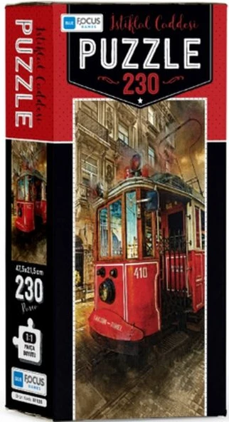 Blue Focus İstiklal Caddesi - Puzzle 230 Parça ürün görseli 1