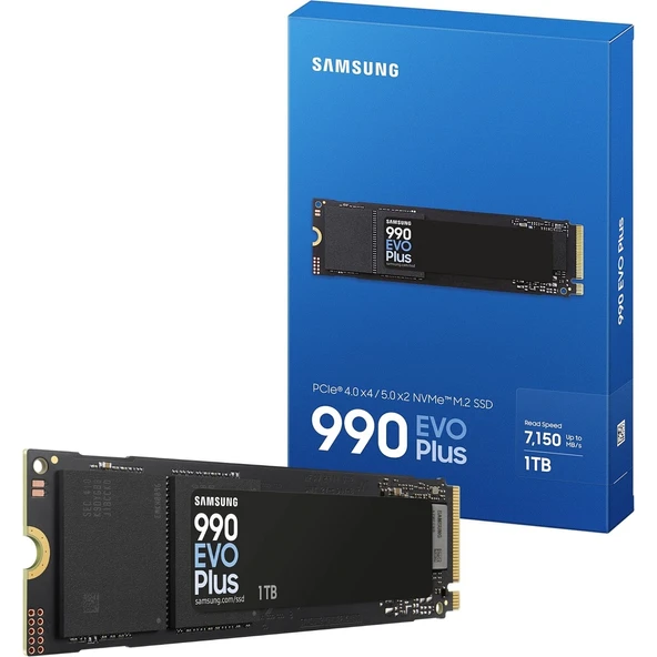 Samsung 990 Evo Plus MZ-V9S1T0BW PCI-Express 5.0 1 TB M.2 SSD ürün görseli 1