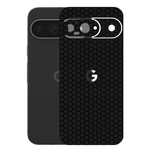 Kapss Google Pixel 9 5G ile Uyumlu Bumper Serisi Premium Arka Kapak Kaplama(Kenarlar Yoktur!)  Siyah ürün görseli 1