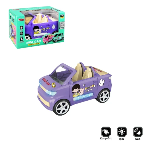 ZR1692 KUT.ÇARP DÖN RENKLİ ARABA VRD ürün görseli 1