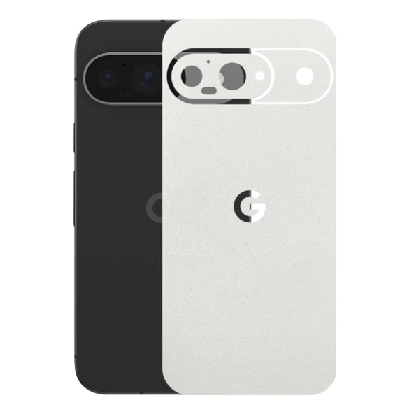Kapss Google Pixel 9 5G ile Uyumlu Bumper Serisi Premium Arka Kapak Kaplama(Kenarlar Yoktur!)  Beyaz ürün görseli 1