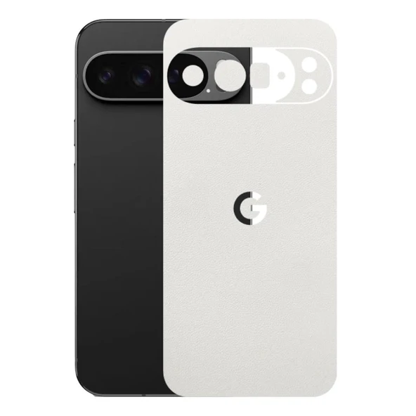 Kapss Google Pixel 10 Pro XL 5G ile Uyumlu Bumper Serisi Premium Arka Kapak Kaplama(Kenarlar Yoktur!)  Beyaz ürün görseli 1