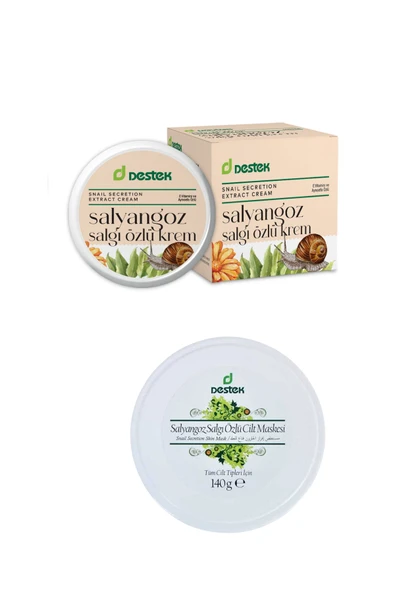 Destek Salyangoz Salgı Özlü 45gr Ve Salyangoz Özlü Cilt Maskesi 140gr ürün görseli 1