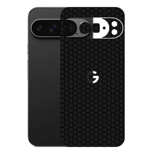 Kapss Google Pixel 10 Pro XL 5G ile Uyumlu Bumper Serisi Premium Arka Kapak Kaplama(Kenarlar Yoktur!)  Siyah ürün görseli 1
