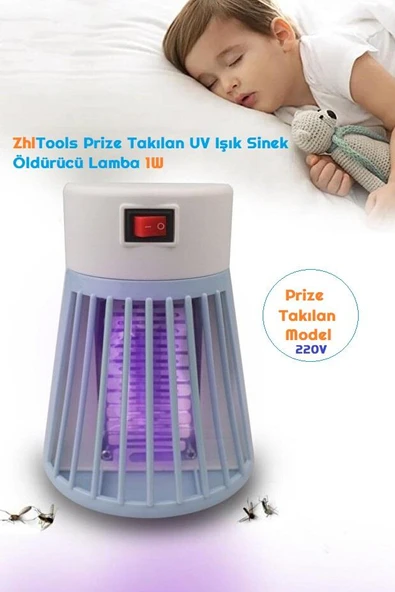 ZhlTools Prize Takılan UV Işık Sinek Öldürücü Lamba 1W ürün görseli 1