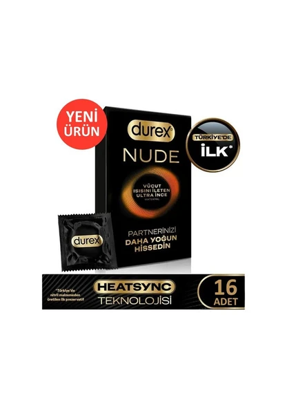 Durex Nude 16'lı ürün görseli 1