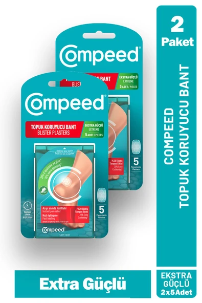 Compeed Topuk Koruyucu Bant Extra Güçlü 5'li 2 Paket ürün görseli 1