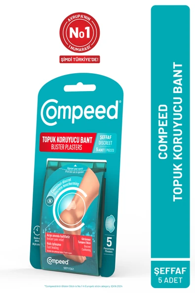 Compeed Topuk Koruyucu Bant Şeffaf 5'li - Resim 3
