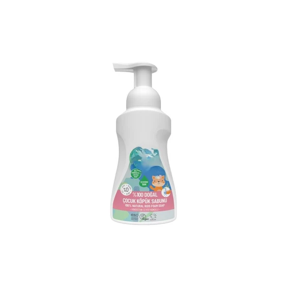 %100 Doğal Zeytinyağlı Kids Köpük Sabun 250 ml ürün görseli 1