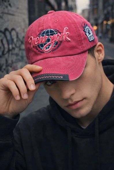 Nakışlı Şapka/Cap/Baseball Şapkası – %100 Pamuk Gabardin Unisex Model ürün görseli 1