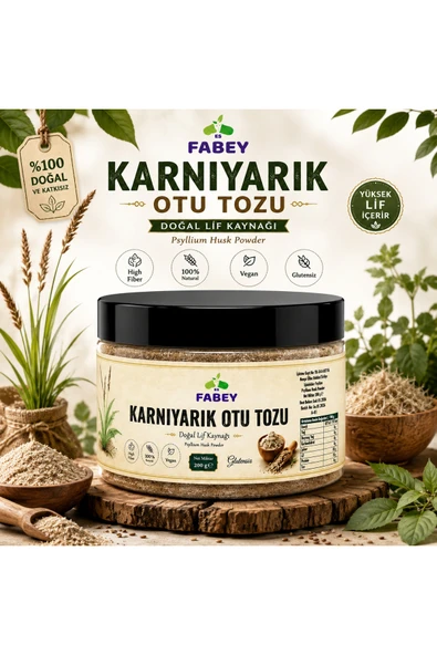 neşe natural esfabey Karnıyarık Otu Tozu (Psyllium) 200 gr ürün görseli 1