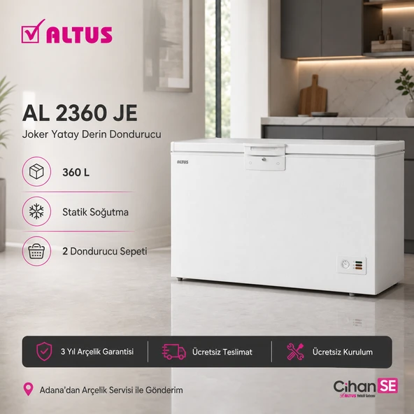Altus AL-2360 JE Yeni E Enerji Joker Derin Dondurucu ürün görseli 1