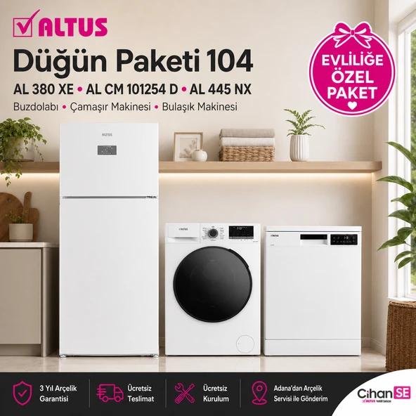 Altus Düğün Paketi 2026 Özel Fiyat Paket no 104  ( AL 445 NX - AL 380 XE - 10254 D ) ürün görseli 1