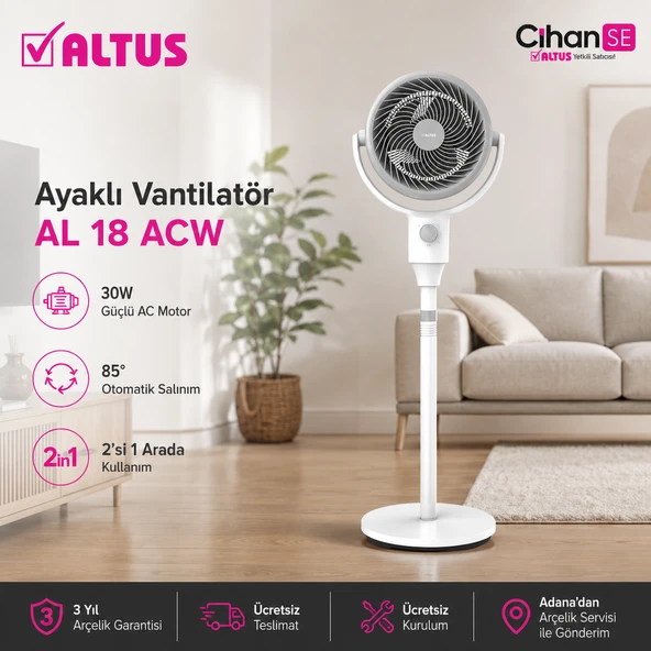 Altus AL 18 ACW – Ayaklı Vantilatör ürün görseli 1