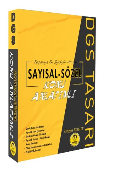 Tasarı DGS Sayısal Sözel Yetenek Konu Anlatımı Tek ürün görseli 1