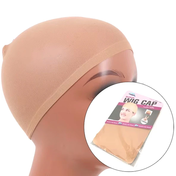 Peruk Takım Bonesi & Filesi / Ten Rengi / 1 Paket / 2 Adet ürün görseli 1