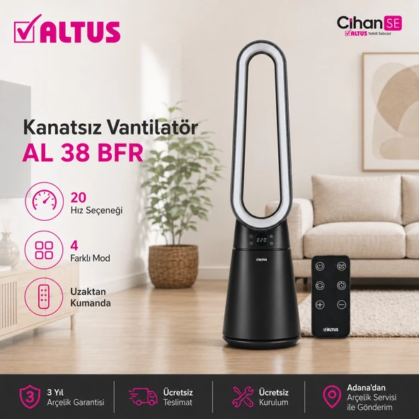 Altus AL 38 BFR – Kanatsız Vantilatör ürün görseli 1