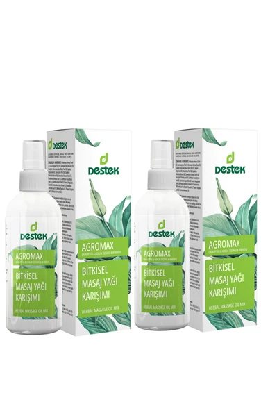 Destek Bitkisel Yağ Karışımı Agromax Masaj Yağı 150 ml 2 Adet ürün görseli 1