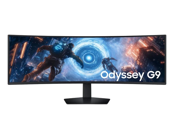 Samsung Odyssey G9 G91F LS49FG916EUXUF 49" 1 ms Dual QHD Curved 144 Hz Oyuncu Monitörü ürün görseli 1