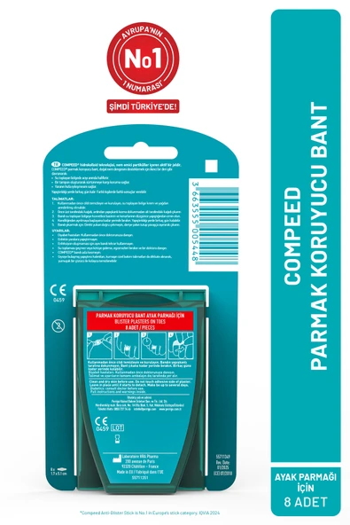 Compeed Ayak Parmağı Koruyucu Bant 8'li - Resim 2