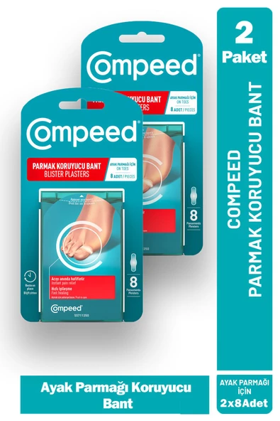 Compeed Ayak Parmağı Koruyucu Bant 8'li 2 Paket ürün görseli 1
