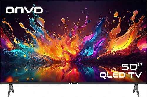Onvo 50VQ90F3UA 4K Ultra HD 50" 127 Ekran Uydu Alıcılı Google Smart QLED TV ürün görseli 1