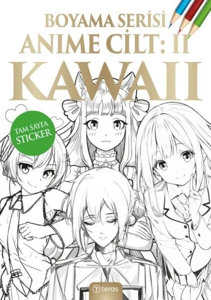 Anime Boyama Cilt II: Kawaii ürün görseli 1