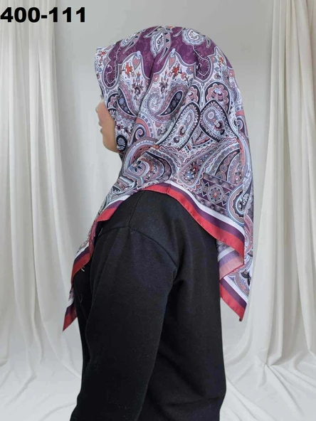 Eylül İpek Etnik Desen Soft Eşarp 400-111 ürün görseli 1