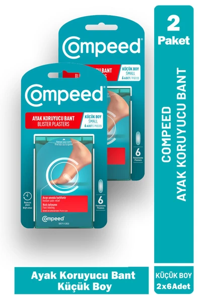 Compeed Ayak Koruyucu Bant Küçük Boy 6'lı 2 Paket ürün görseli 1