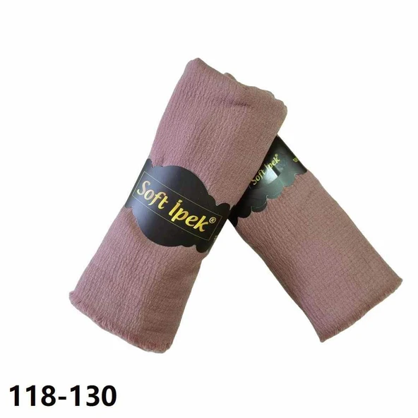 Soft İpek Mio Caz Pamuk Şal (kuru gül) 118-130 ürün görseli 1