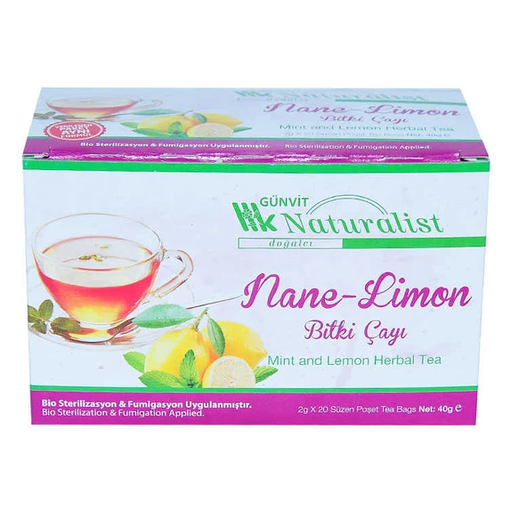 Nane Limon Çayı 20 Süzen Poşet ürün görseli 1