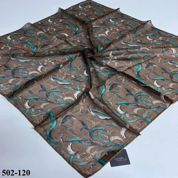 Lop'res Dijital Soft Eşarp 502-120 - Resim 2