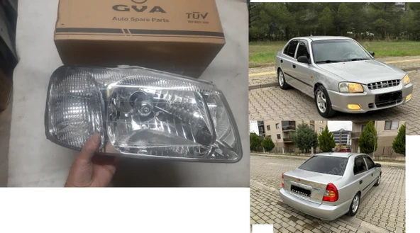 Hyundai Accent milenyum-(00-03) Far 2000 DEN 2003 yılına kadar sağ yolcu tarafı ürün görseli 1