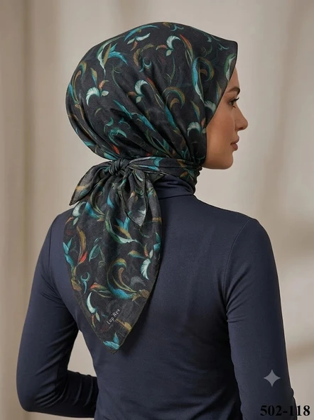 Lop'res Dijital Soft Eşarp 502-118 ürün görseli 1