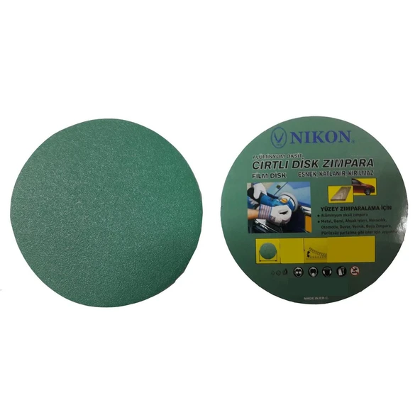 Nikon 52033 Kırılmaz Yeşil Cırt Zımpara 115X320 Kum ürün görseli 1