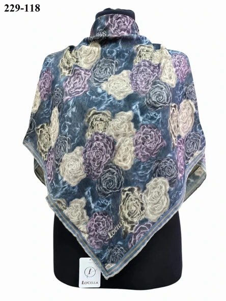 Lo'cella Soft Pamuk Eşarp 229-118 - Resim 2