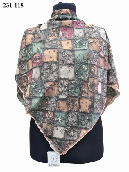 Lo'cella Soft Pamuk Eşarp 231-118 - Resim 2
