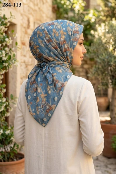 Lo'cella Soft Pamuk Eşarp 284-113 ürün görseli 1
