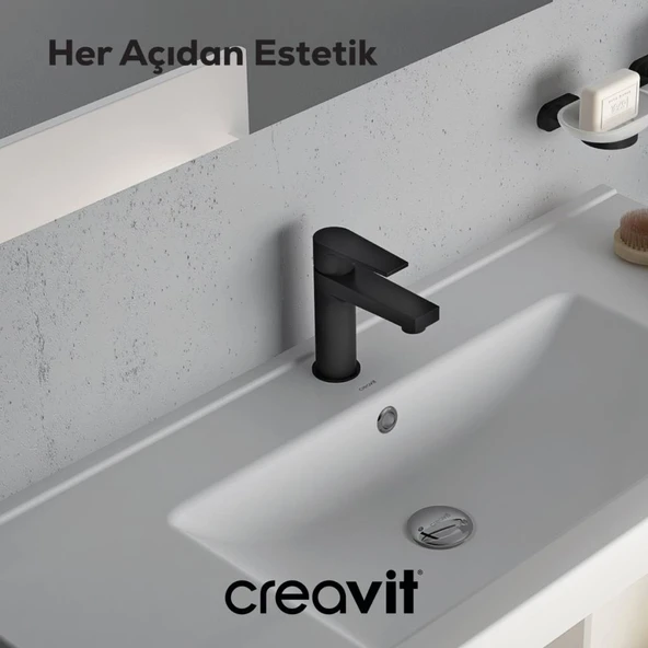 Sharp Lavabo Armatürü Siyah - Resim 5