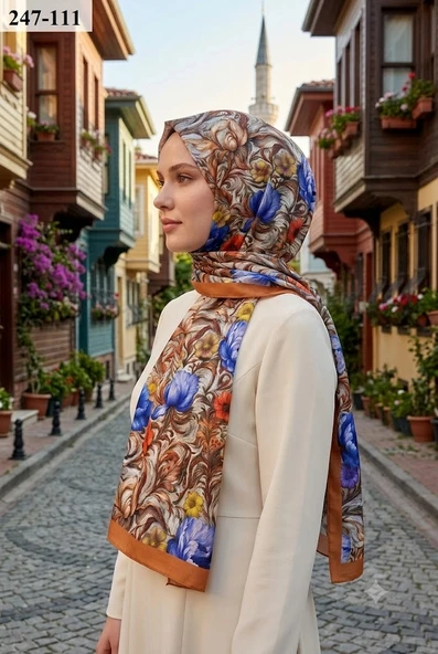 Sharell Fransız İpeği Şal (Bakır) 247-111 ürün görseli 1