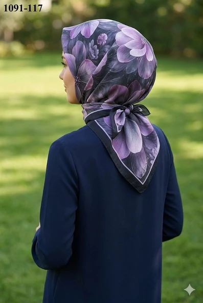 Velscarfs Soft Pamuk Parla Eşarp (Siyah) 1091-117 ürün görseli 1