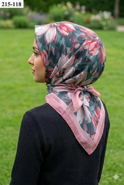 Velscarfs Soft Pamuk Parla Eşarp (Eski Gül) 215-118 ürün görseli 1