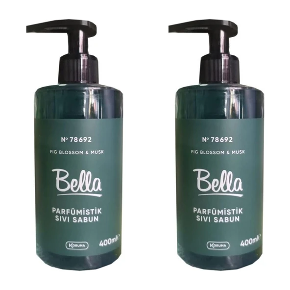 No 78692 Fig Blossom & Musk Bella Parfümistik Sıvı Sabun 400 ml 2 Adet ürün görseli 1