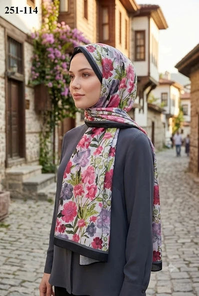Sharell Fransız İpeği Şal (Siyah) 251-114 ürün görseli 1