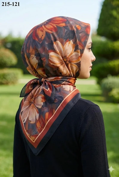 Velscarfs Soft Pamuk Parla Eşarp (Siyah) 215-121 ürün görseli 1