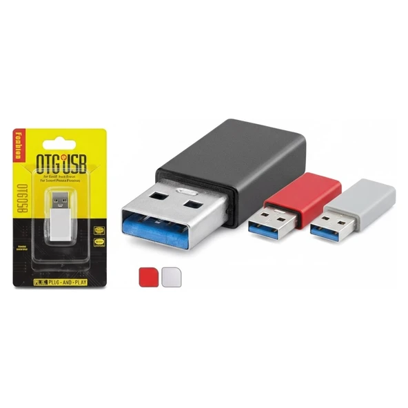 HDX1029 USB 3.0 to Type-C Dişi Dönüştürücü Adaptör - 3 Renk Seçeneği - 1 ADET ürün görseli 1
