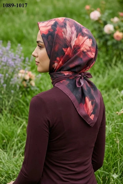 Velscarfs Soft Pamuk Parla Eşarp (Bordo) 1089-117 ürün görseli 1