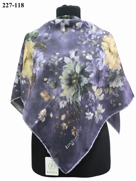 Lo'cella Soft Pamuk Eşarp 227-118 - Resim 2